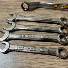 スパナ　メガネ　9本セット　KTC他の画像