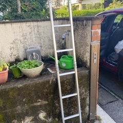 【値下げ】ルーフBOX.ラック用はしご　の画像