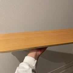 KGY　プラスターシェルフ　PS－1245W　木目　飾り棚　うぉーるしぇるふウォールシェルフの画像