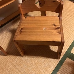 子供用　椅子と机のセットの画像