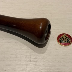 ウッドシフトノブ　ローバーミニ(クラシックミニ)　木製　メタル製バッジ付きの画像