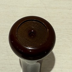 ウッドシフトノブ　ローバーミニ(クラシックミニ)　木製　メタル製バッジ付きの画像