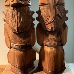 アイヌ木彫り人形の画像