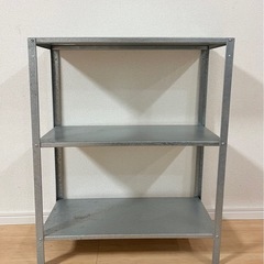 IKEA スチールシェルフ　スチールラック3段の画像