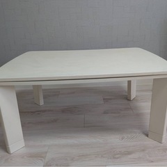 【無料でお譲りします】こたつセット一式（こたつ本体＋掛け布団＋敷き布団＋カバー付き）の画像