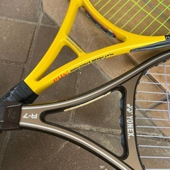 テニスラケット2本セット　ブリヂストン　ヨネックスの画像