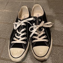 コンバース　スニーカー　黒　26.5の画像