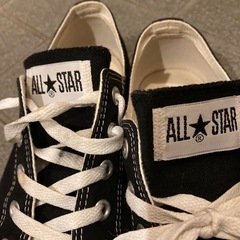 コンバース　スニーカー　黒　26.5の画像