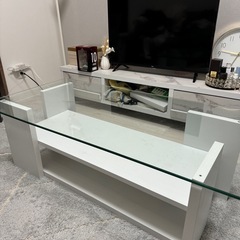 ローテーブル　ホワイト　リビングテーブル　の画像