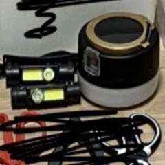 今日迄‼️値段交渉OK‼️中古　釣り用ライト類＋集魚灯＋モバイルバッテリー56,800×2の画像