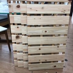 すのこベッド すのこ 布団  (4つ折り シングル) 🚚自社配送時💳代引き可🚚(現金、クレジット、スマホ決済対応)の画像