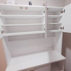 ニトリ　キッチンボード　ソレル　120KB WHの画像