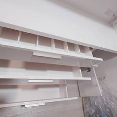 ニトリ　キッチンボード　ソレル　120KB WHの画像