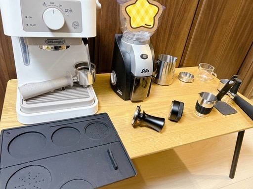 【コーヒー用品11点】デロンギ スティローザ エスプレッソ・カプチーノメーカー [EC235J-W]他
