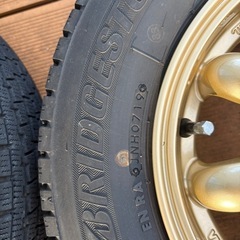 12インチ  スタッドレス付きホイールの画像