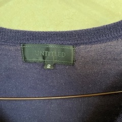 アンタイトル　チュニック　ニットの画像