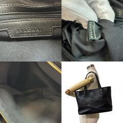 ブルガリ BVLGARI トートバッグ コレツィオーネ ハンドバッグ 32958 ブラックの画像