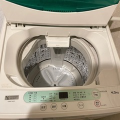 洗濯機4.5キロの画像