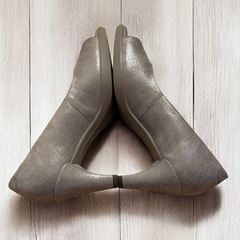 ECCO エコー オープントゥ パンプス 22.5cmの画像