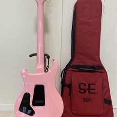 PRS SE Custom 24 エレキギター ボニーピンク 純正ソフトケース付の画像