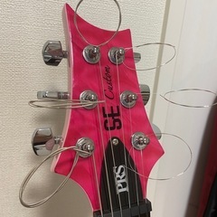PRS SE Custom 24 エレキギター ボニーピンク 純正ソフトケース付の画像
