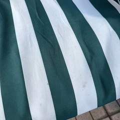 ガラステーブル　椅子4脚　セット　屋外　グリーン　　の画像