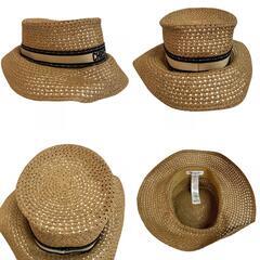 クリスチャンディオール Christian Dior ハット D Bobby ワイドブリム 34DBP924G153 ベージュの画像