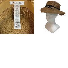 クリスチャンディオール Christian Dior ハット D Bobby ワイドブリム 34DBP924G153 ベージュの画像