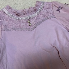 女の子向け子供服　130サイズ　メゾピアノ、エニーファム、アクシーズファムのみ　まとめ売り6点 レーススカート レギンス トップスの画像