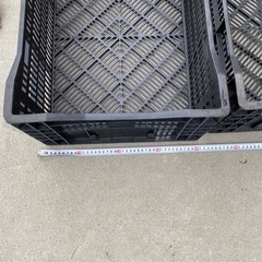 樹脂製のカゴ　4個セットの画像