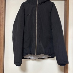 アスレタ　 中綿フードジャケット(ブラック) Lサイズの画像