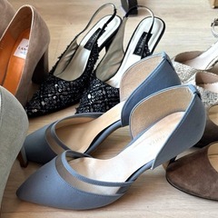  6足まとめて。ブランドヒール　パンプス　サイズ22.5の画像