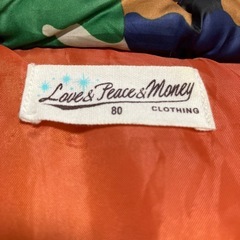 ダウンジャケット 80cmの画像