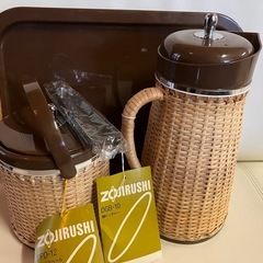 象印水割り用セット　籐の画像
