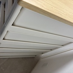 アイリスオーヤマ チェスト 5段 収納ボックス タンス ウッドトップチェスト HG-725R ホワイトの画像