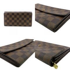 ルイヴィトン LOUIS VUITTON 長財布 ダミエ ポルトフォイユサラ N61726 ブラウンの画像