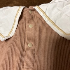 キッズ襟付き長袖カットソー120cmの画像