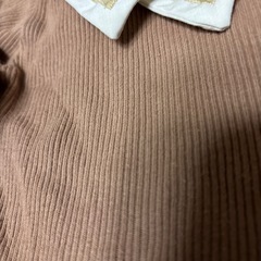 キッズ襟付き長袖カットソー120cmの画像