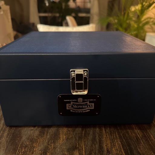 M.Mowbray 靴磨きセット 木製ボックス