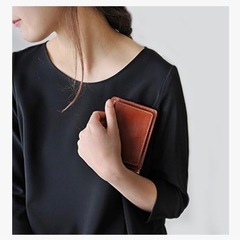 [グレンロイヤル] マネークリップ 小銭入れ付き 2つ折り 財布 カードケースの画像