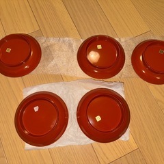 【美品？】山中塗　銘々皿の画像