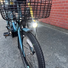 YAMAHA PAS Babby 電動アシスト自転車　艶消し水色あーちゃんの画像