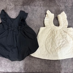 秋冬　ジャンパースカート　ワンピース　80サイズ　5点セットの画像