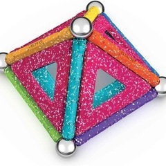 新品未開封✨ゲオマグ グリッターパネル 22P おもちゃ 子供 キッズ　知育玩具の画像