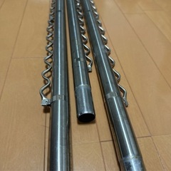 ステンレス 物干し竿 4M 室内 屋外  伸縮
式 1.8m～4m ものほし竿 物干しの画像