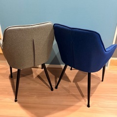  【無料】モダンデザインのチェア4脚セットお譲りしますの画像
