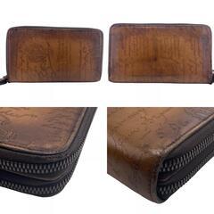 ベルルッティ Berluti セカンドバッグ カリグラフィ ダブルジップオーガナイザー ブラウンの画像