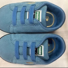PUMA プーマ 12cm 靴 ブルー 男の子の画像