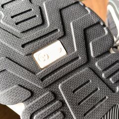 新品 24.5cm レディース スニーカー ブラック ホワイト 厚底 シューズ  識別番号:【N482-S】の画像