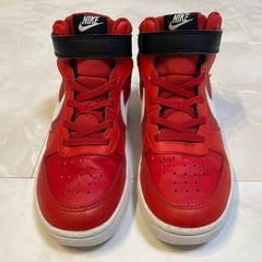 NIKE ナイキ　サイズ21センチ　ハイカットスニーカー レッド　赤色　キッズの画像